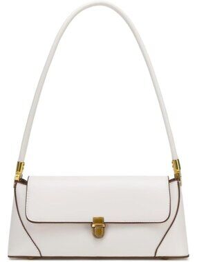 Women's White Vintage Handbag Retro Classic Small Purse Hobo Shoulder Bags